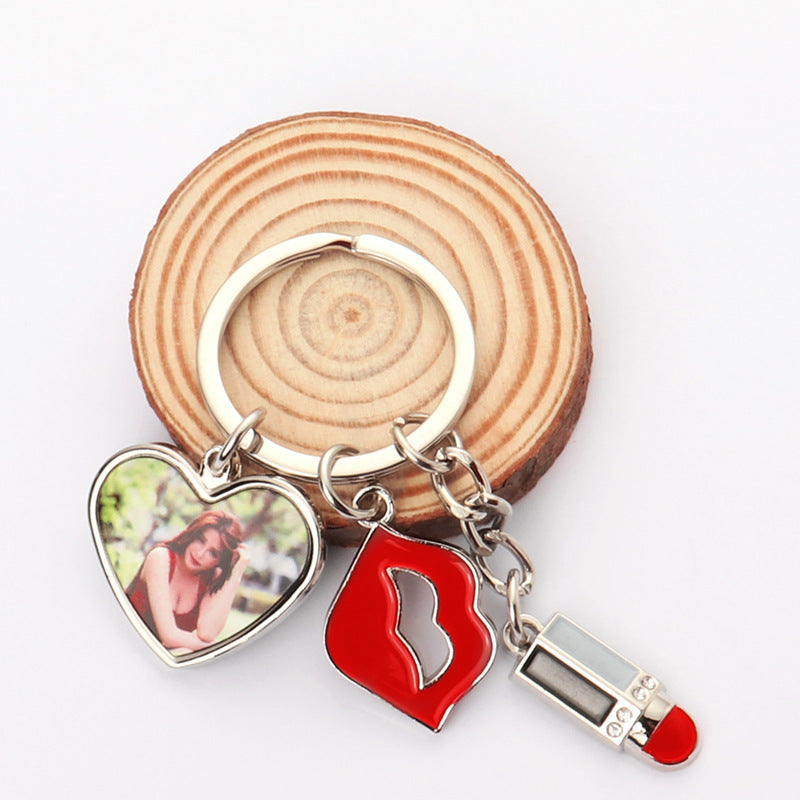 Wholesale 2023 Zinc Alloy Lips Heart Shape Key